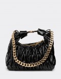 Black Patent Shoulder Bag