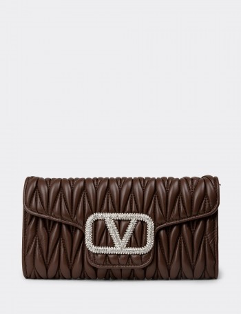 Brown Shoulder Clutch Bag - K2712ZKHVY01