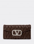 Brown Shoulder Clutch Bag