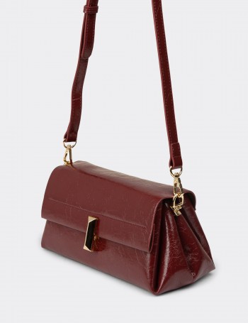 Burgundy Shoulder Bag