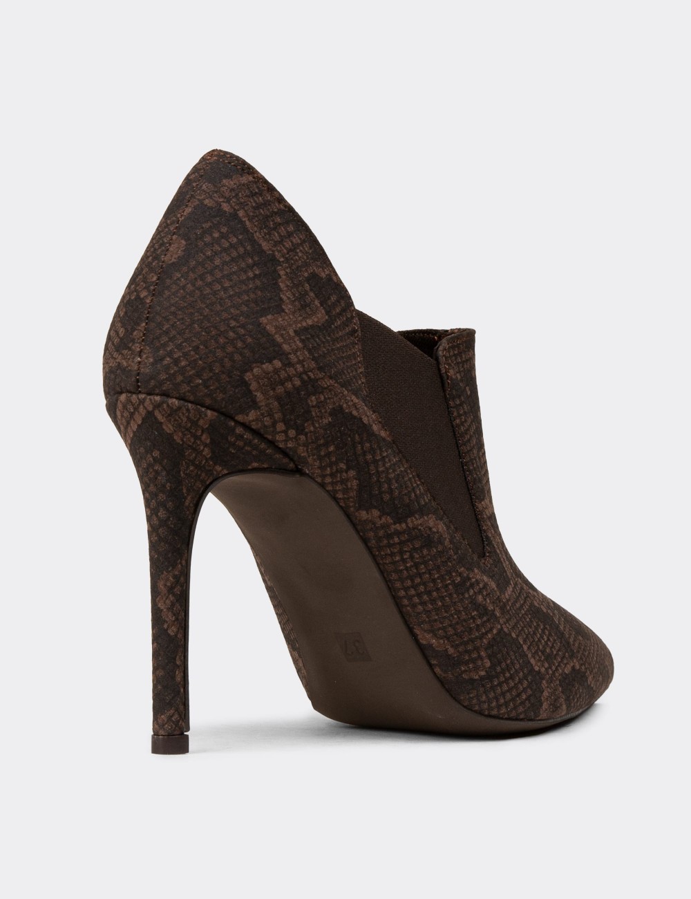 Women's Brown Ankle Boots - K1205ZKHVM01