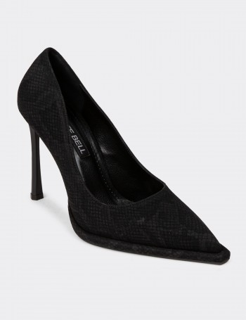 Women's Black Stiletto Heel