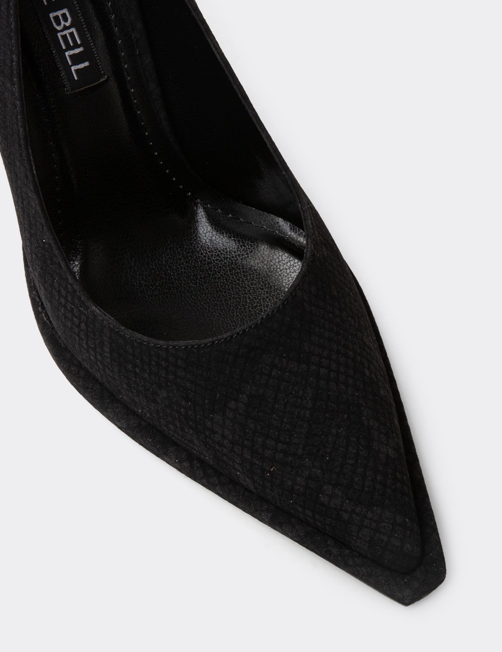 Women's Black Stiletto Heel - K1251ZSYHC01