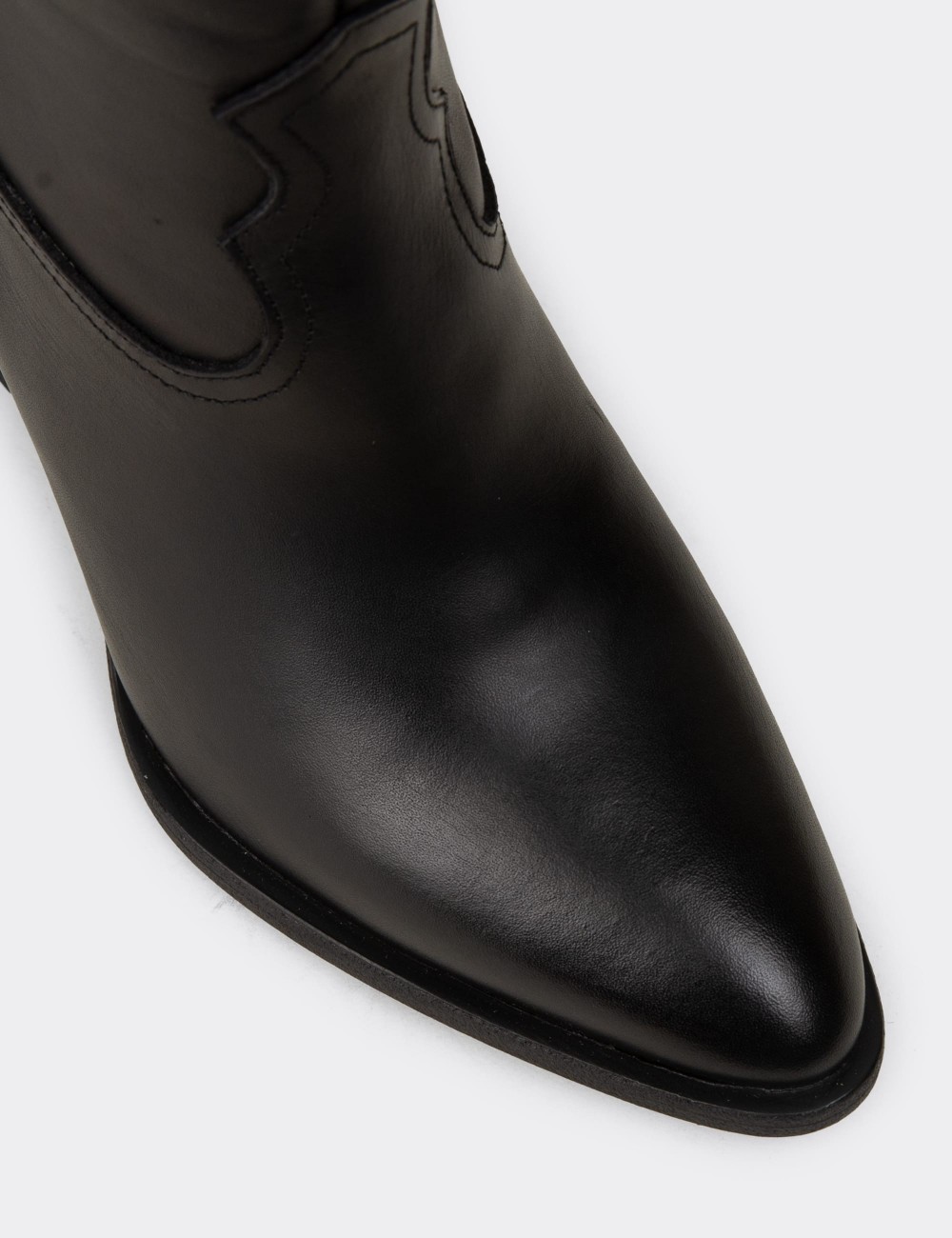 Black  Leather Boots - E4460ZSYHC01 Black  Leather Boots - E4460ZSYHC01