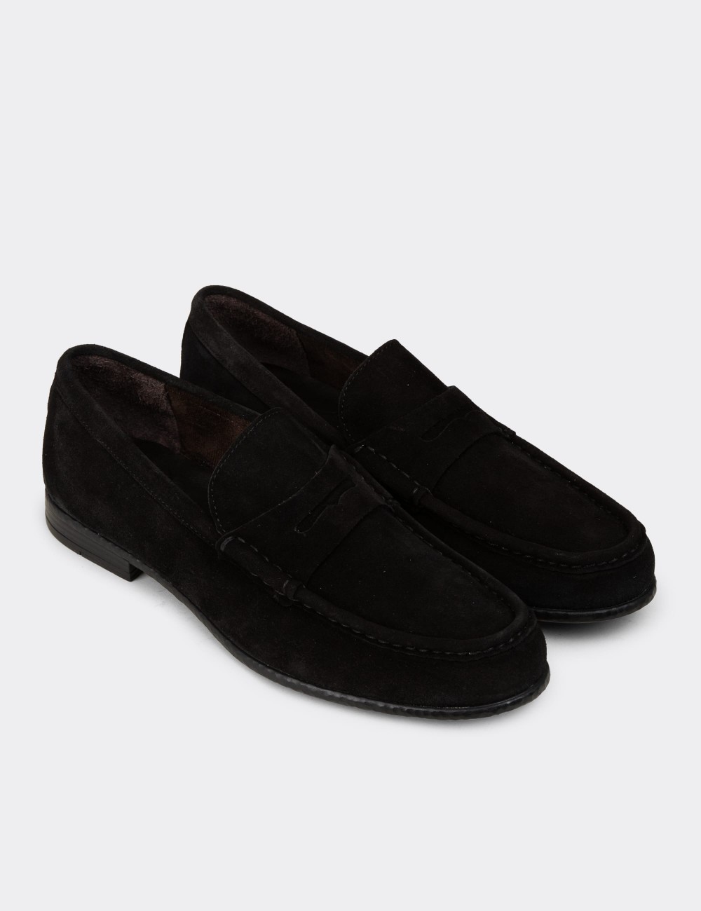 Black  Leather Loafers - 01510MSYHC01 Black  Leather Loafers - 01510MSYHC01