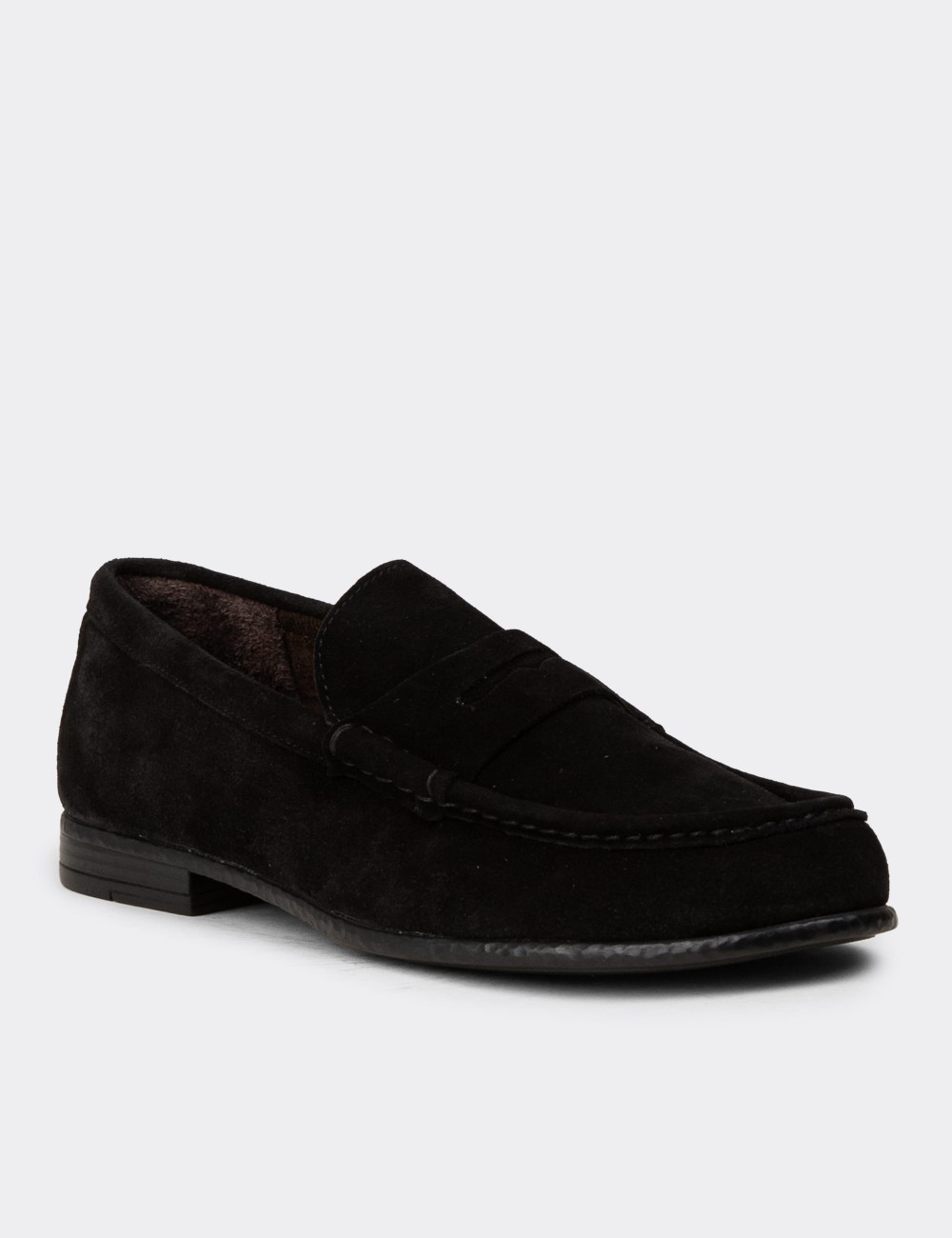 Black  Leather Loafers - 01510MSYHC01 Black  Leather Loafers - 01510MSYHC01