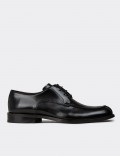 Black  Leather Classic Shoes