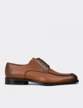 Tan  Leather Classic Shoes