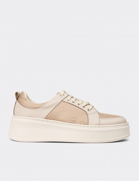 Women's Beige Sneakers