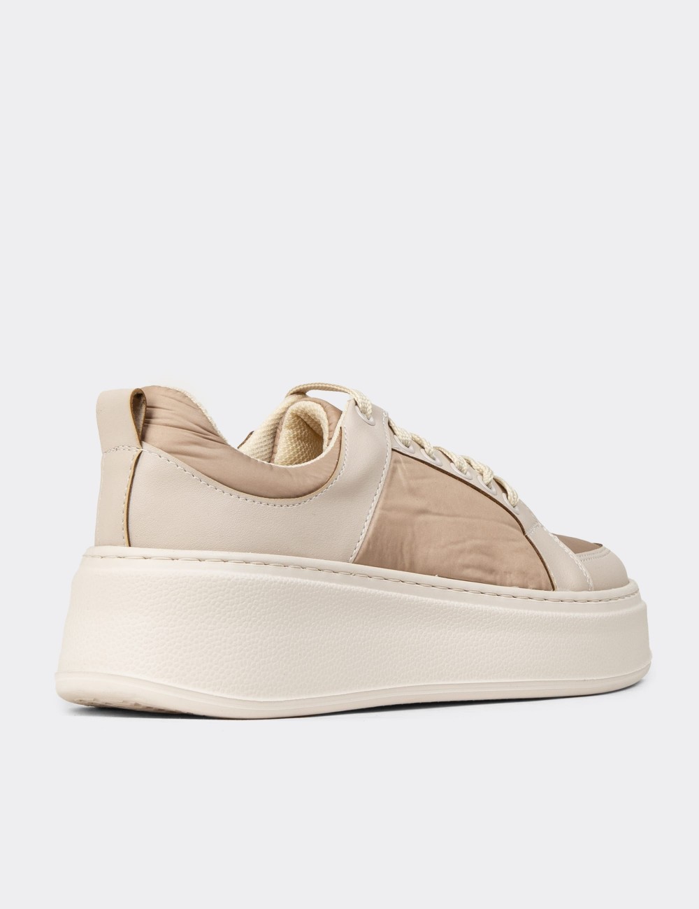 Women's Beige Sneakers - CE491ZBEJC01 Women's Beige Sneakers - CE491ZBEJC01