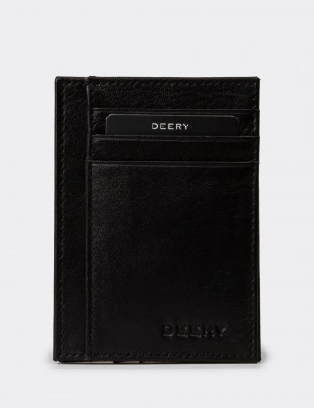 Men's Black Leather Wallet