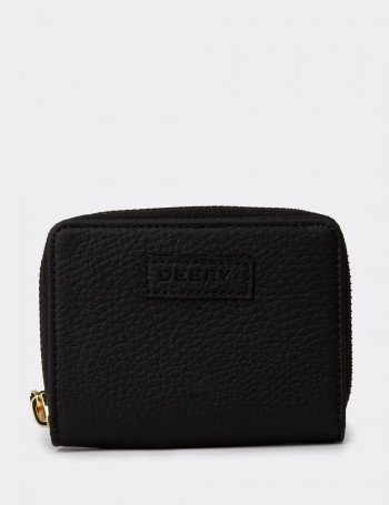 Women's Black Leather Wallet