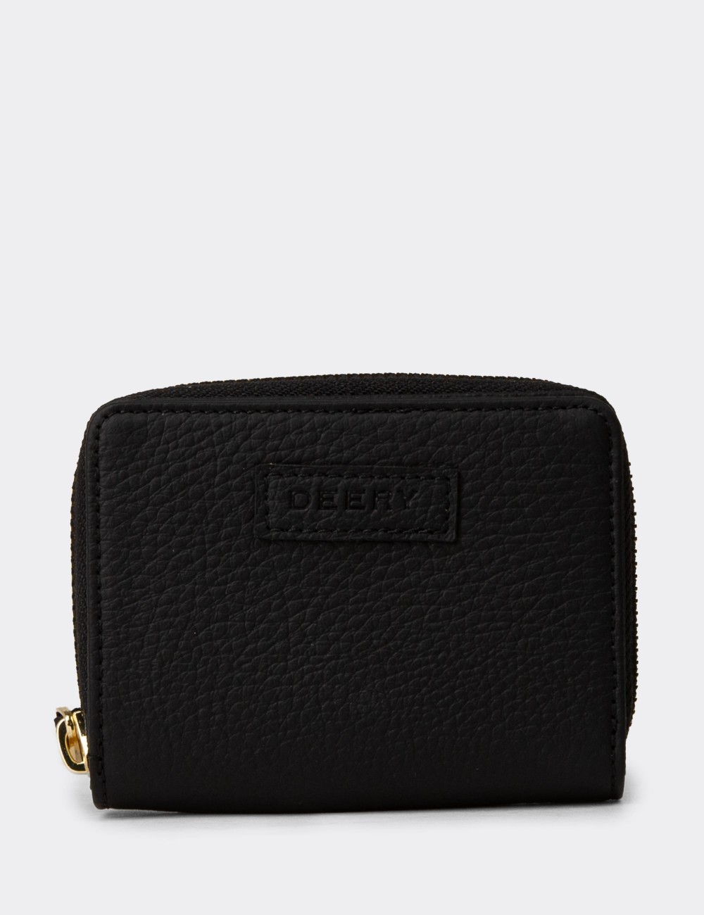 Women's Black Leather Wallet - 00910ZSYHZ01 Women's Black Leather Wallet - 00910ZSYHZ01