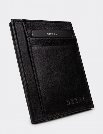 Men's Black Leather Wallet