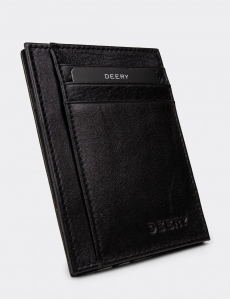 Men's Black Leather Wallet