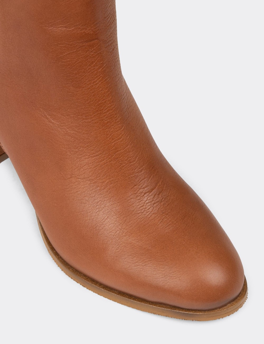 Women's Tan Leather Boots - A5810ZTBAC01 Women's Tan Leather Boots - A5810ZTBAC01