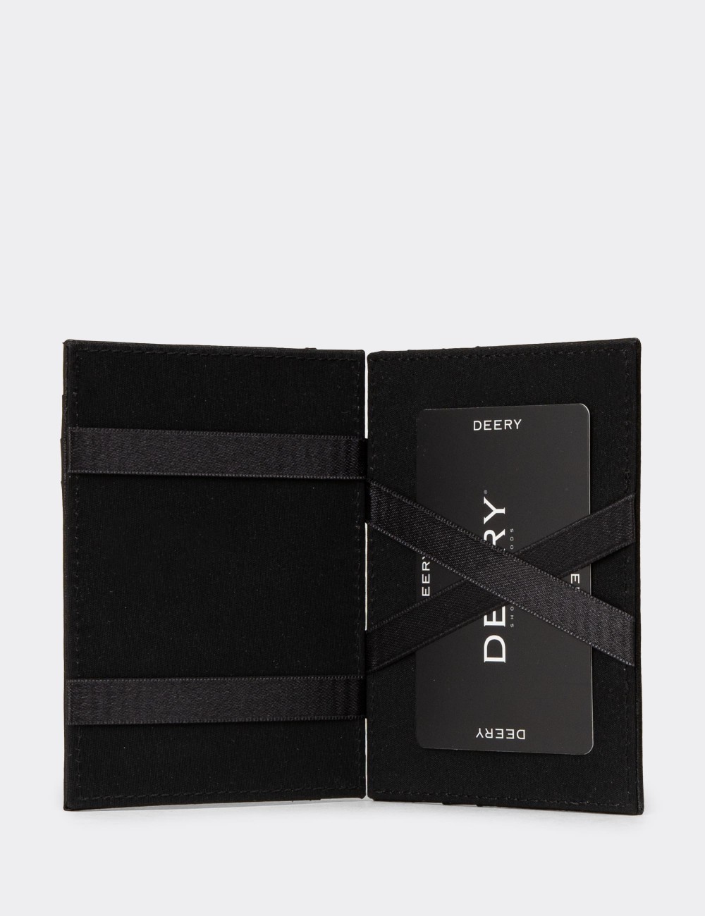 Men's Black Leather Wallet - 03101MSYHZ01 Men's Black Leather Wallet - 03101MSYHZ01