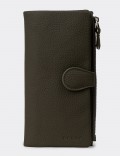 Women's Green Leather Wallet