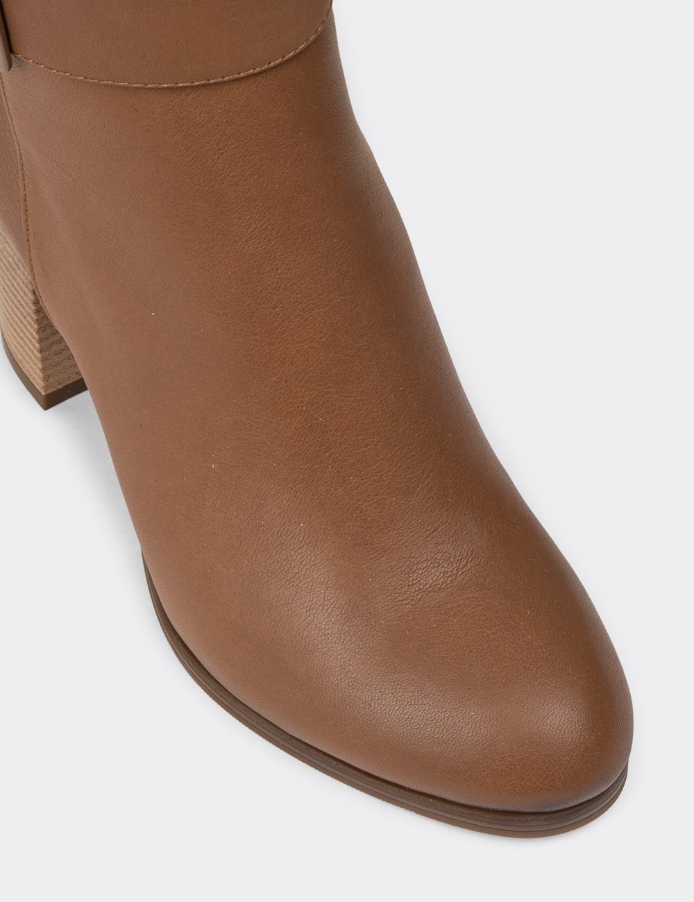 Women's Knee High Tan Leather Boots - A2137ZTBAC01 Women's Knee High Tan Leather Boots - A2137ZTBAC01