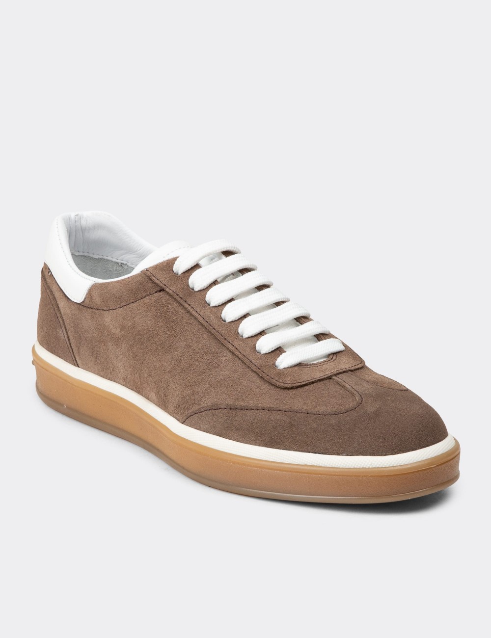 Men's Sandstone Suede Sneakers - 01997MVZNC01 Men's Sandstone Suede Sneakers - 01997MVZNC01