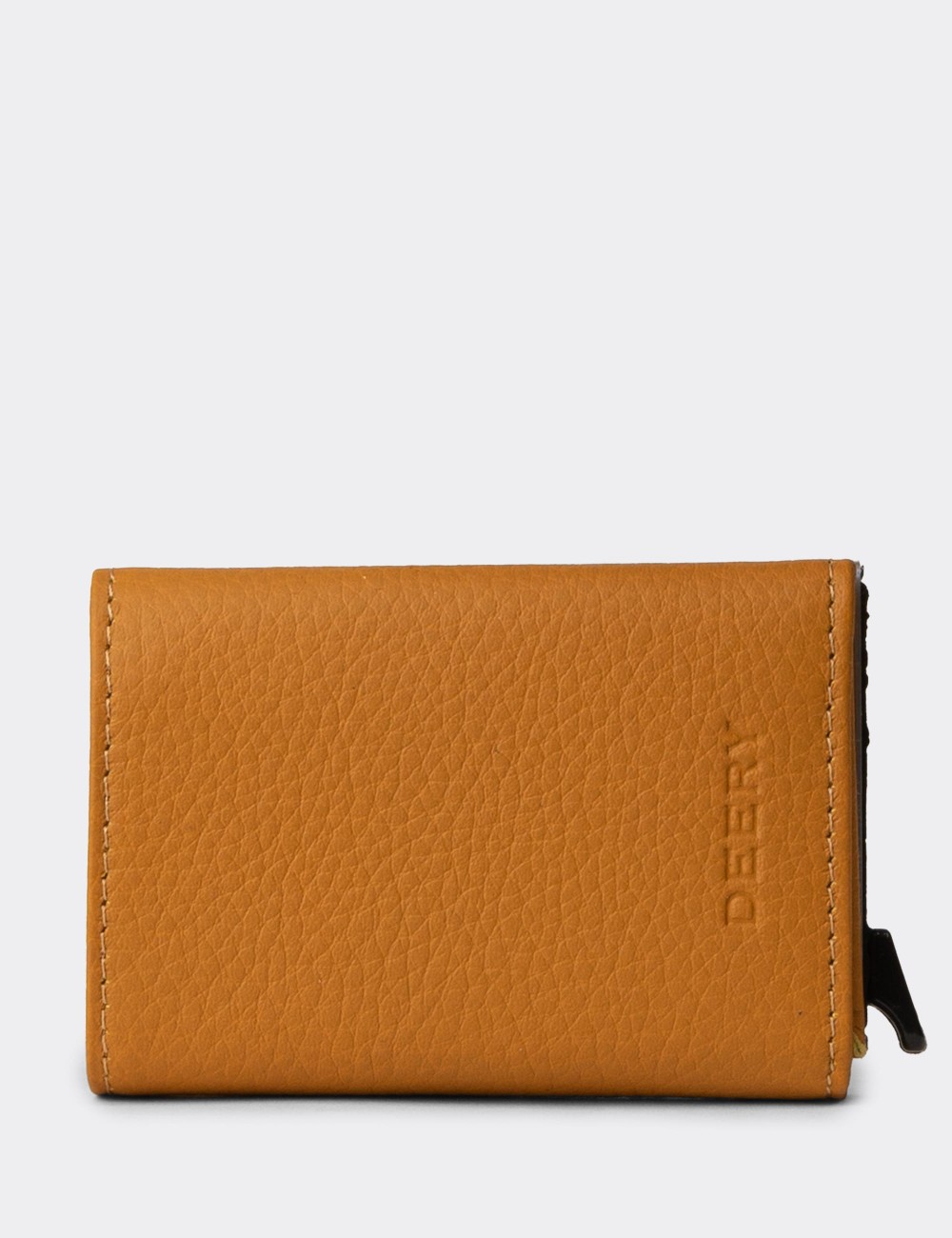 Men's Yellow Leather Wallet - 00632MHRDZ01 Men's Yellow Leather Wallet - 00632MHRDZ01