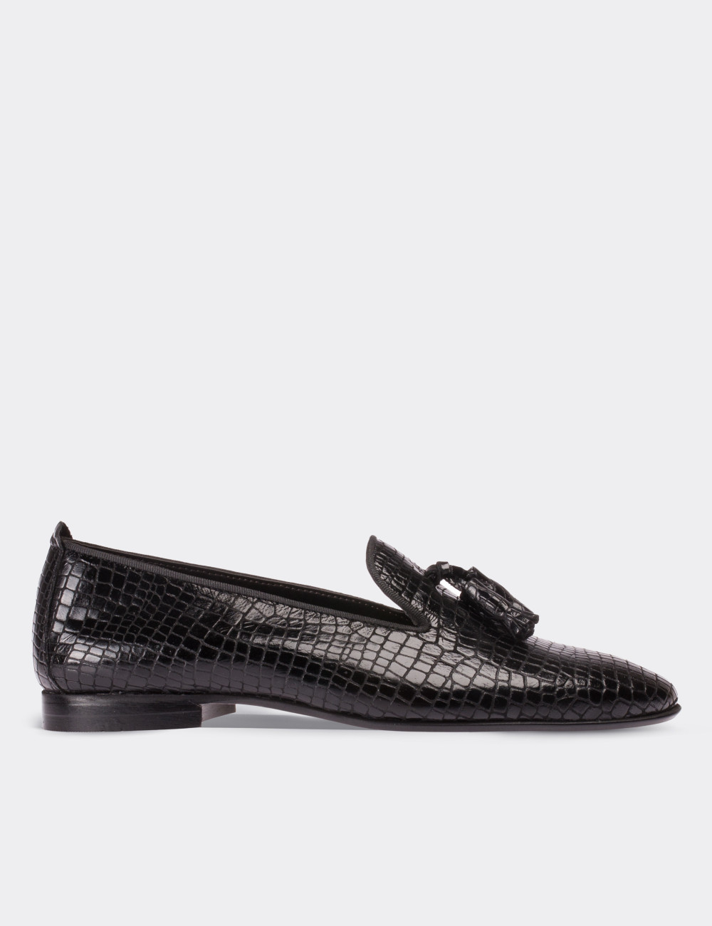 Black Patent Leather Loafers - 01613ZSYHM02