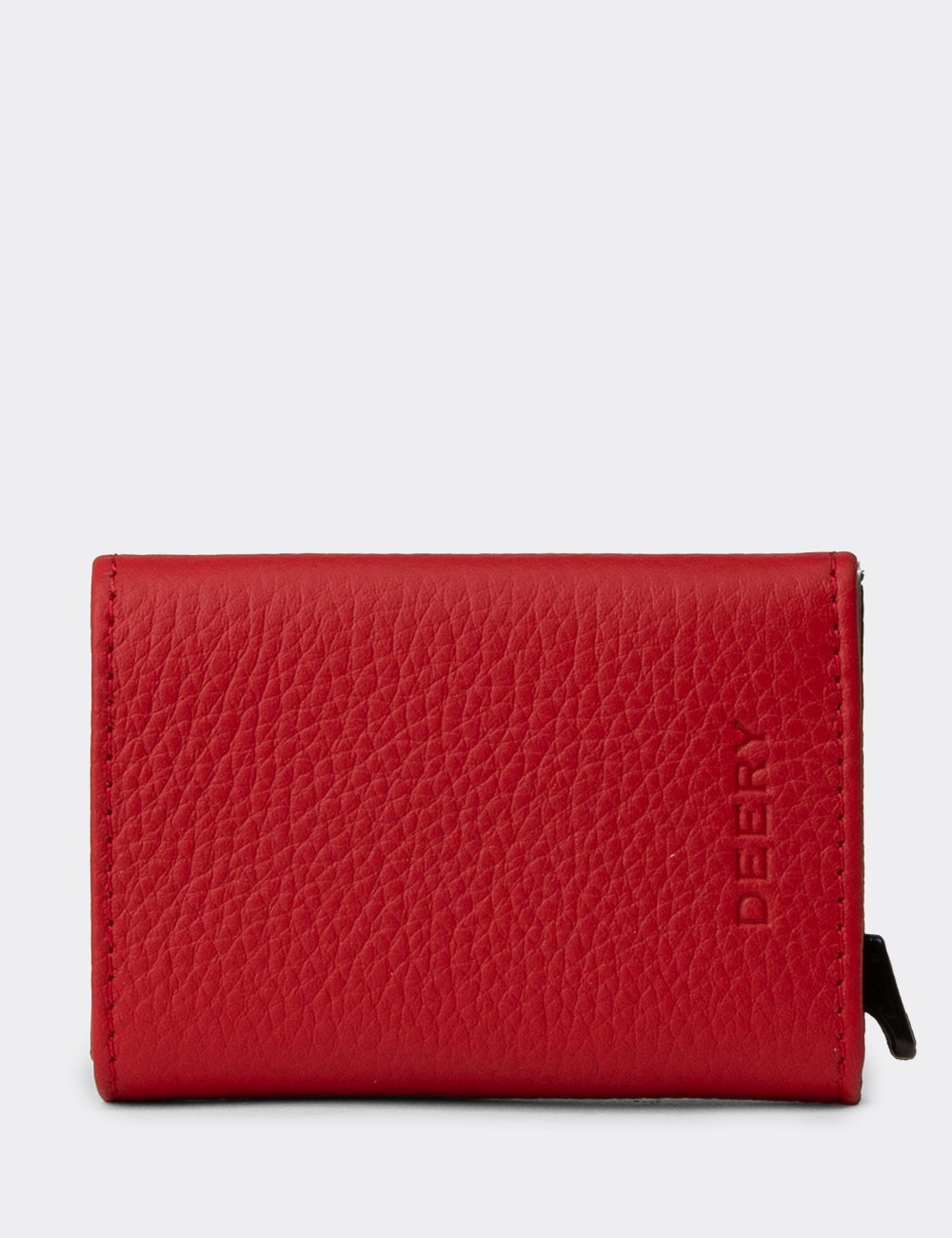 Men's Red Leather Wallet - 00632MKRMZ01 Men's Red Leather Wallet - 00632MKRMZ01