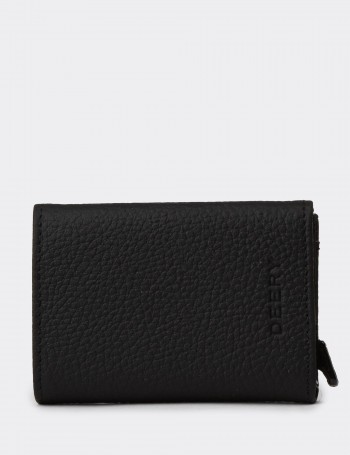 Men's Black Leather Wallet