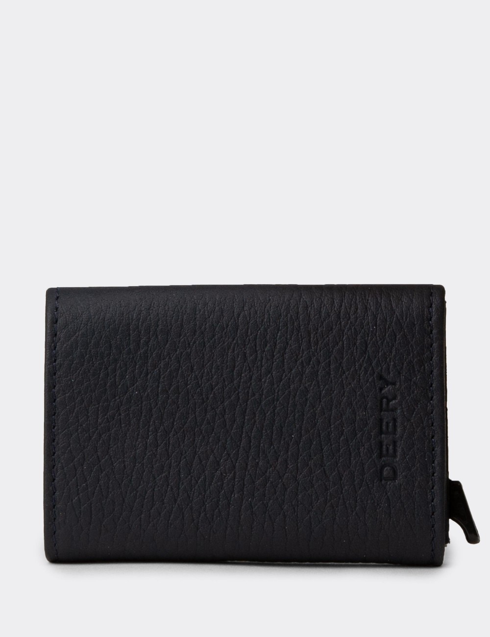 Men's Navy Leather Wallet - 00632MLCVZ02 Men's Navy Leather Wallet - 00632MLCVZ02
