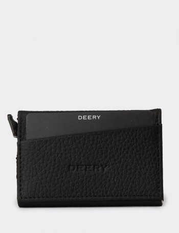 Men's Black Leather Wallet