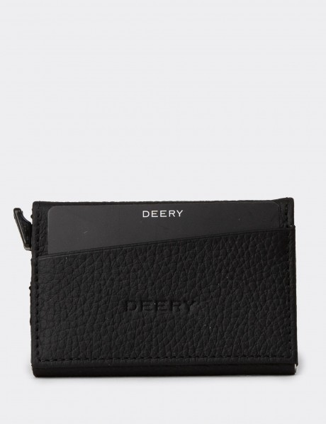 Men's Black Leather Wallet