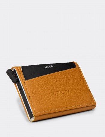 Men's Yellow Leather Wallet