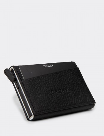 Men's Black Leather Wallet
