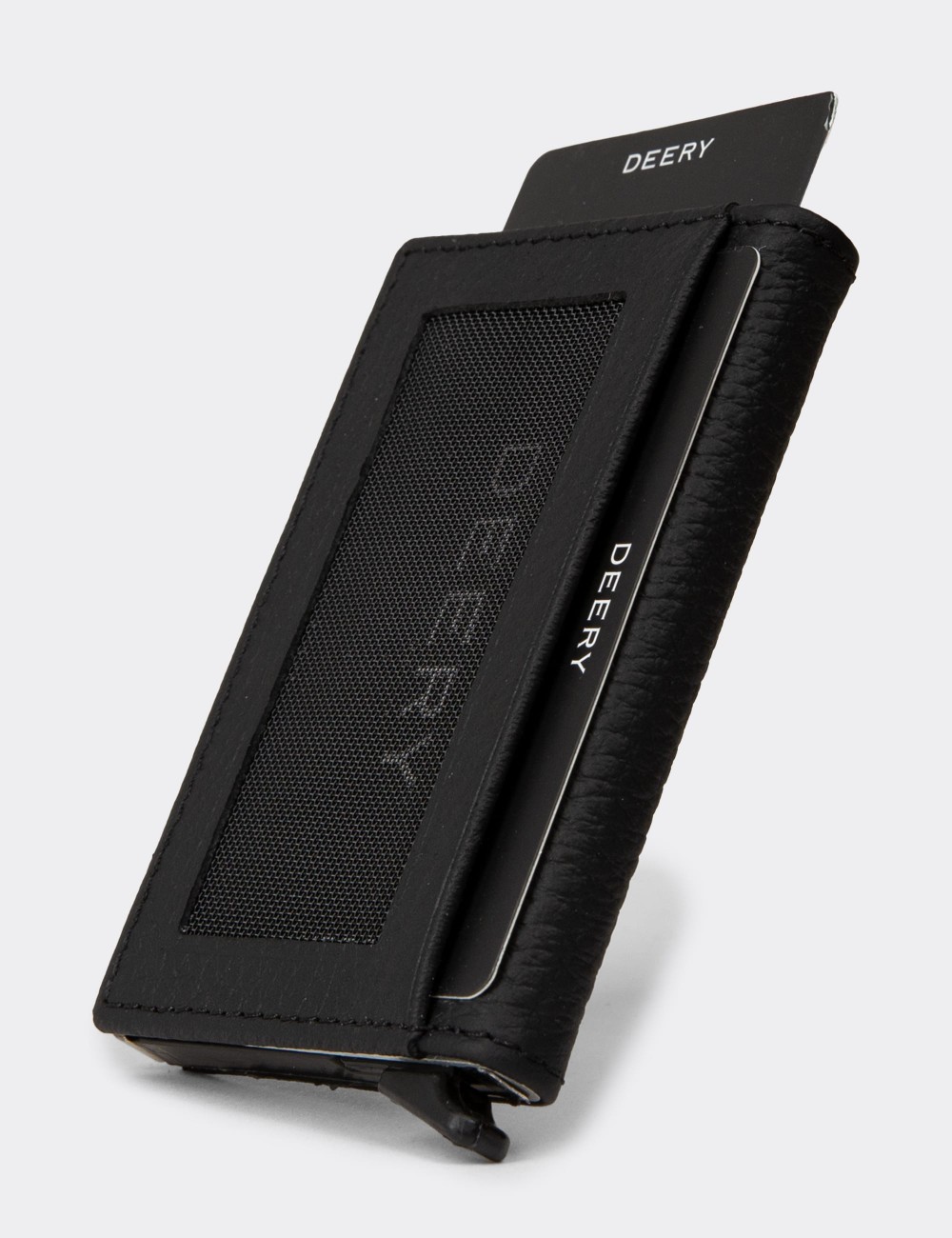 Men's Black Leather Wallet - 00611ZSYHZ01 Men's Black Leather Wallet - 00611ZSYHZ01