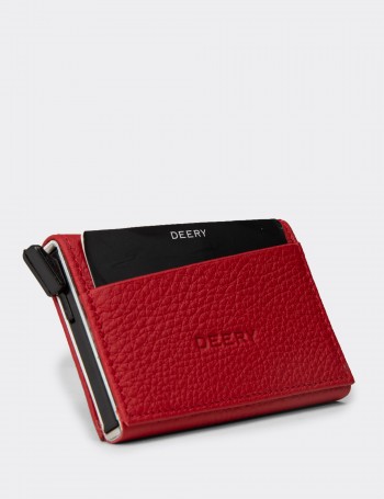 Men's Red Leather Wallet