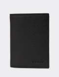 Men's Black Leather Wallet