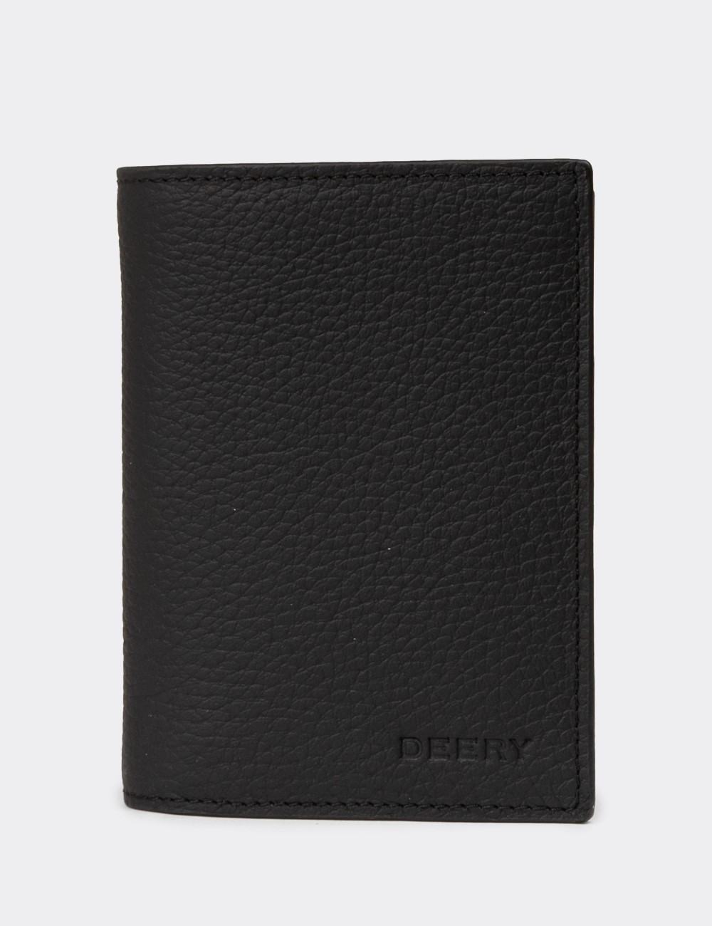 Men's Black Leather Wallet - 00219MSYHZ01 Men's Black Leather Wallet - 00219MSYHZ01