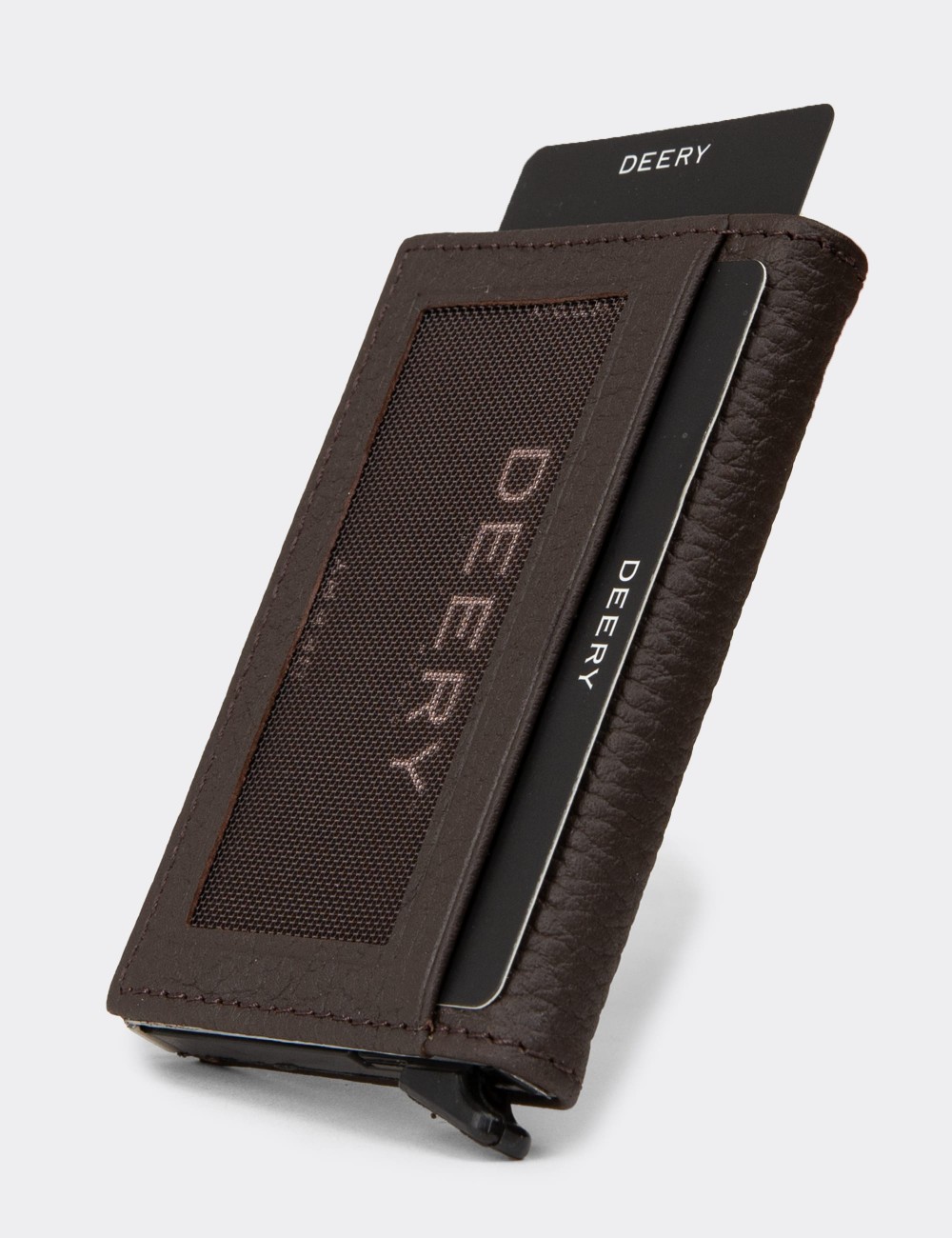 Men's Brown Leather Wallet - 00611ZKHVZ01