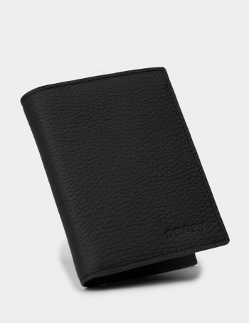 Men's Black Leather Wallet