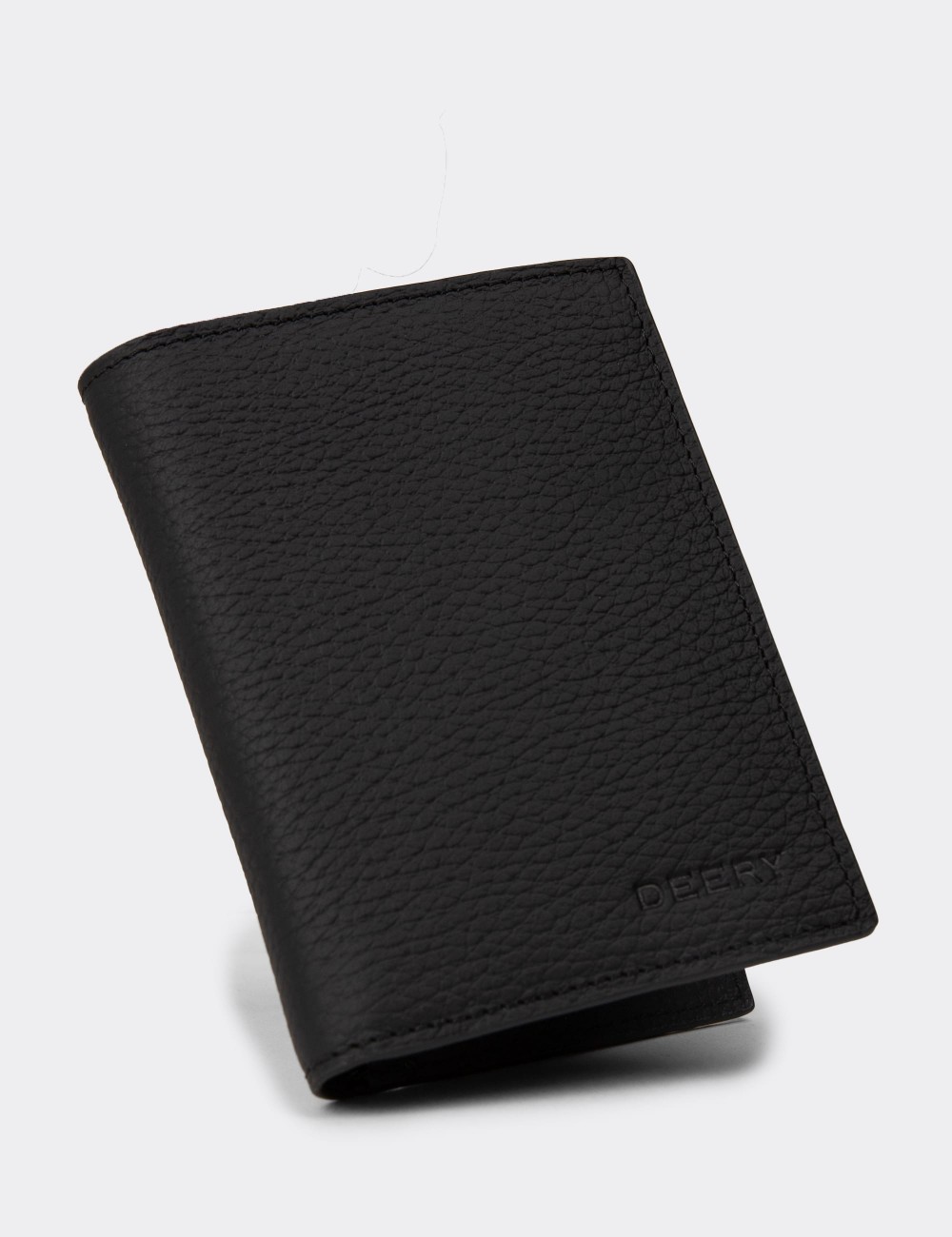 Men's Black Leather Wallet - 00219MSYHZ01 Men's Black Leather Wallet - 00219MSYHZ01