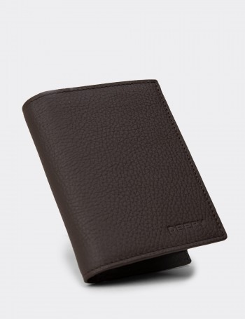 Men's Brown Leather Wallet