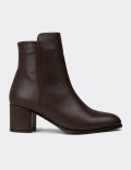 Women's Brown Leather Boots