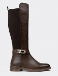 Women's Knee-High Brown Boots