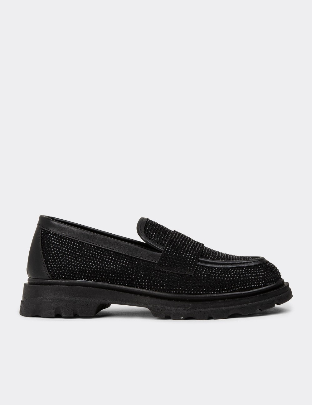Women's Black Loafers - KA515ZSYHE01 Women's Black Loafers - KA515ZSYHE01