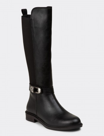 Women's Knee-High Black Boots