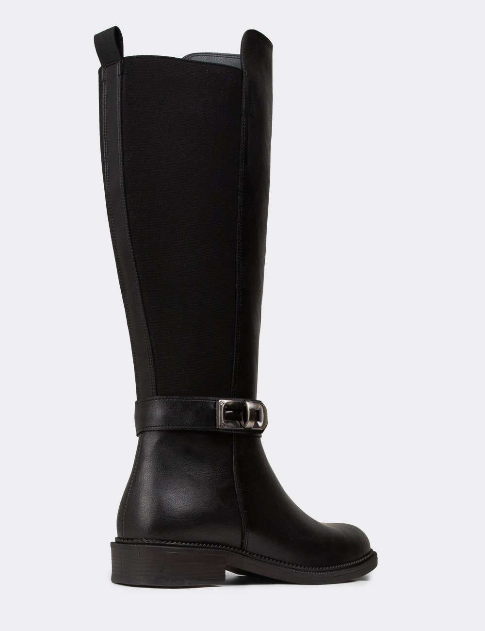 Women's Knee-High Black Boots - K8020ZSYHC01 Women's Knee-High Black Boots - K8020ZSYHC01