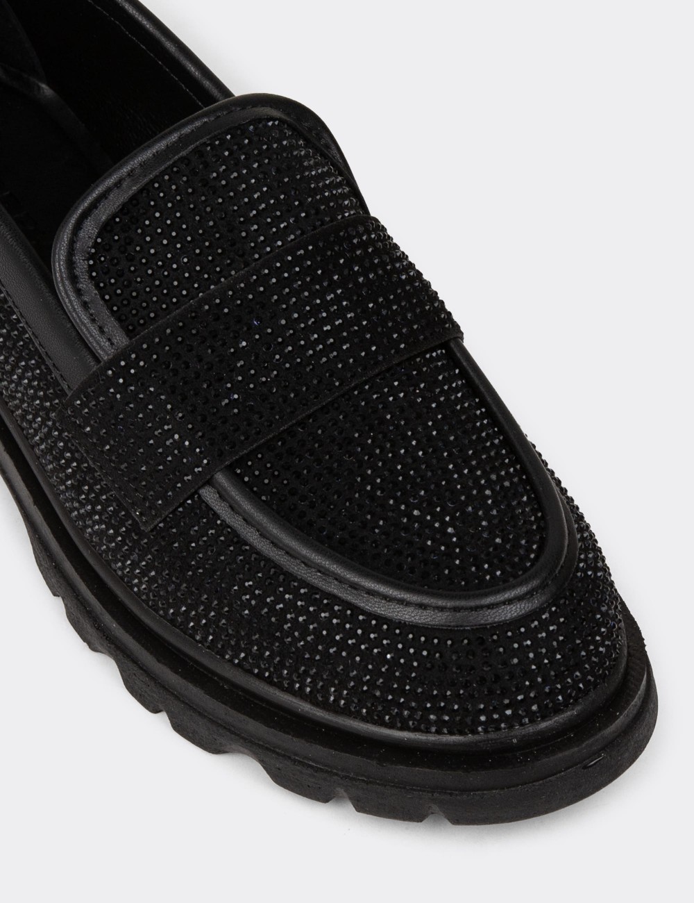 Women's Black Loafers - KA515ZSYHE01 Women's Black Loafers - KA515ZSYHE01