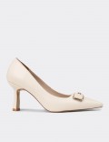 Women's Beige Heels