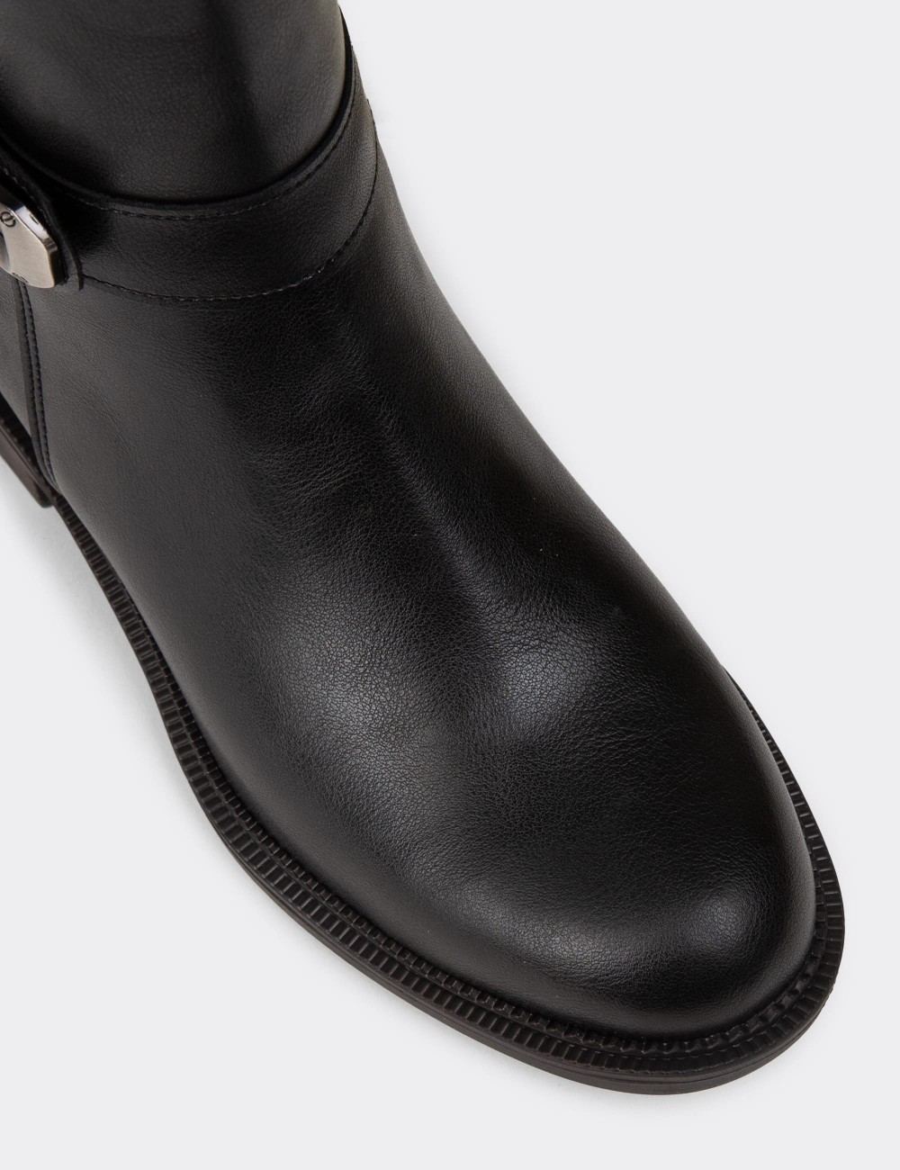 Women's Knee-High Black Boots - K8020ZSYHC01 Women's Knee-High Black Boots - K8020ZSYHC01