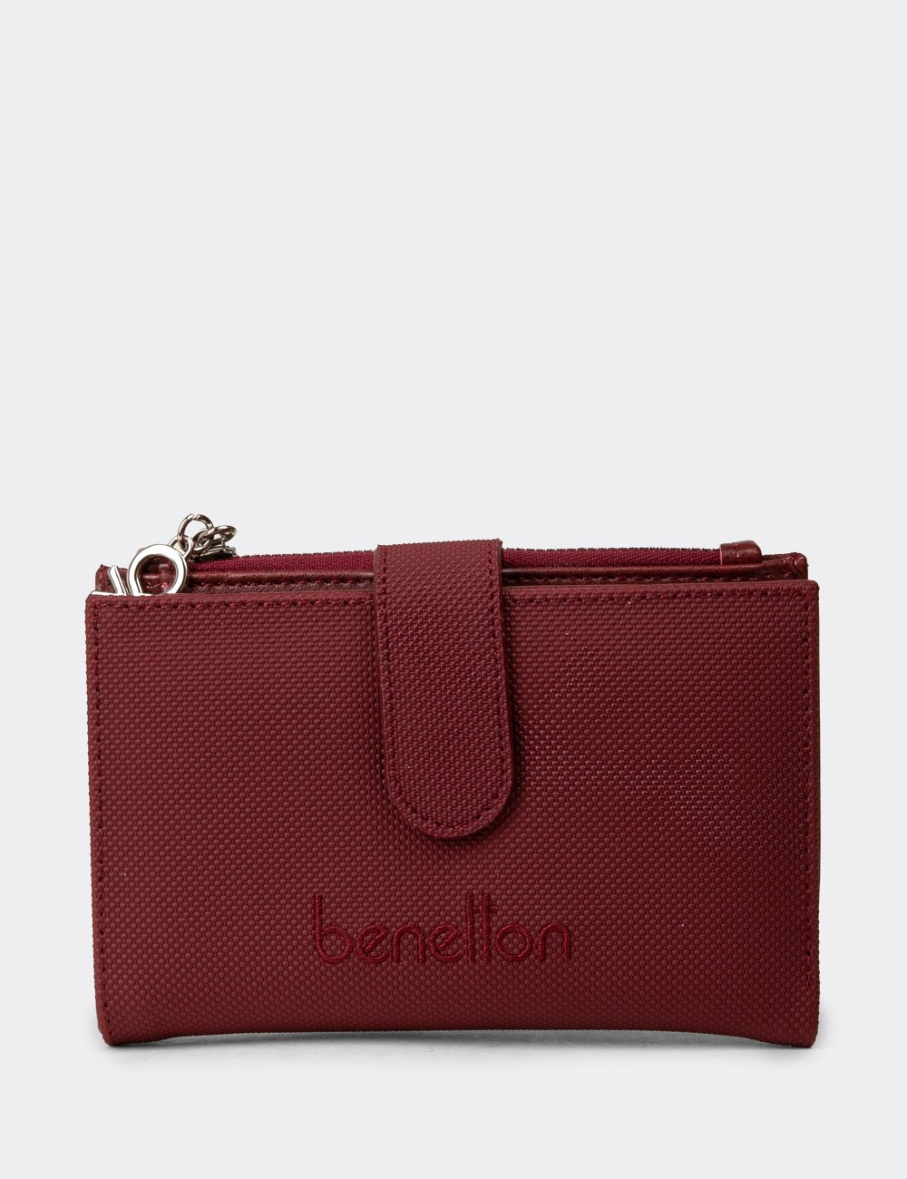 Women's Burgundy Wallet by Benetton - B1656ZBRDZ01